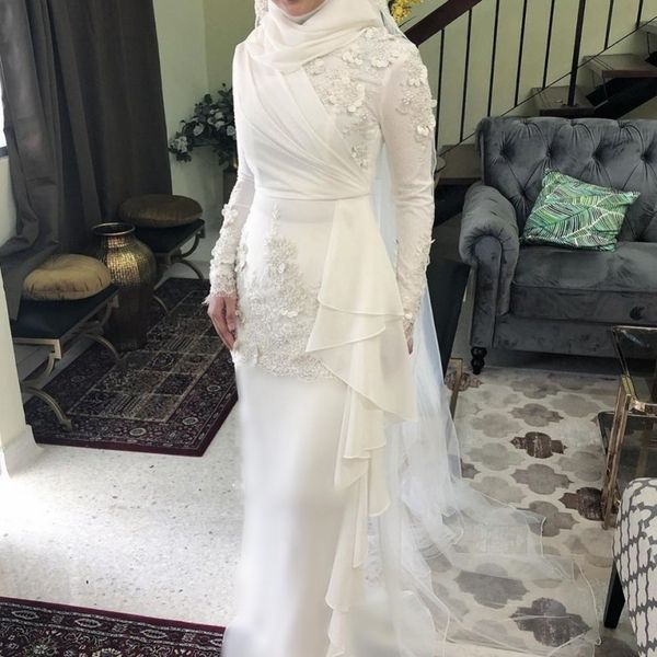 

white prom muslim evening dresses plus size vestidos elegantes, Black