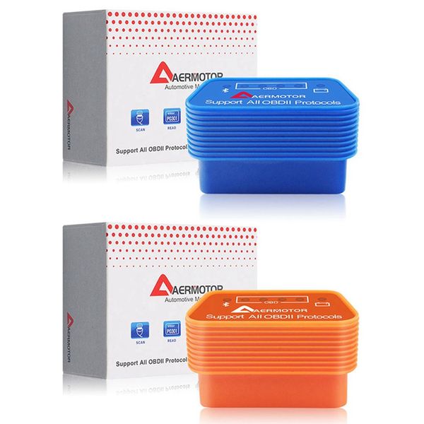 

original aermotor wifi elm327 v1.5 bluetooth 4.0 elm 327 1.5 obd2 diagnostic scanner android windows works elm327 adapter