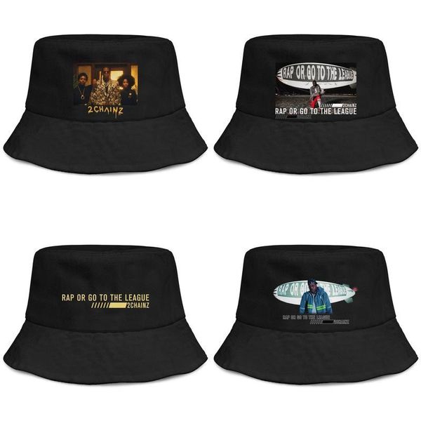 

rap or go to the league logo 2 chainz for men and women buckethat cool fashion bucket baseballcap poster new song - b.o.a.t.s. ii me, Blue;gray