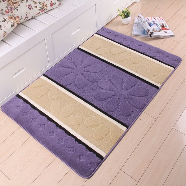 

flower pattern 3d bathroom carpet pad 1pcs home decor bath mat rug floor carpet for kitchen doorway 50*80cm bath rug door mat