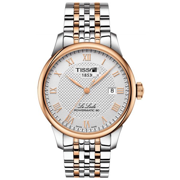 

t006.407.22.033.00 brand luxury digital casual watch men business geneva wristwatch automatic mechanical fashion wrist watches, Slivery;brown