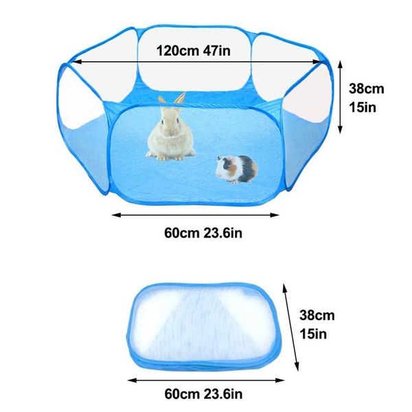 

eleg-pig cage rabbit cage indoor playpen perfect size for small animal pet play pen easy to clean exercise yard fence portable t kennels p