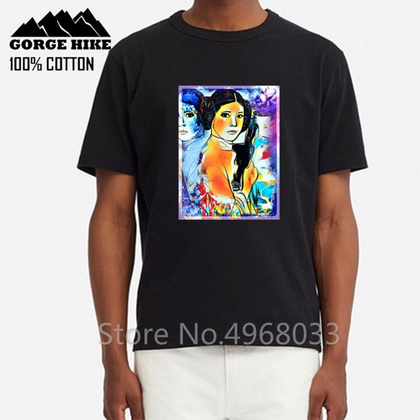

novelty 3d print t-shirt hombre galaxy rebel princess leia and the dark side men t shirt plus size 3xl crewneck loose, White;black