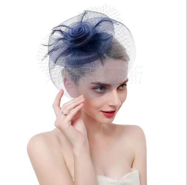 

gauze hat, hairdressing, gauze headdress, bride headdress, feather headdress, Silver