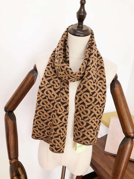 

человек женские шарфы мода осень зима полушерстяные теплые шарфы для мужчин женщина полный b письма высокое качество размер 180*30 см, Blue;gray