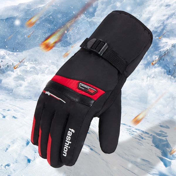 

male female winter gloves warm waterproof windproof ski gloves fleece snowboard anti-slip motorcycle riding snow