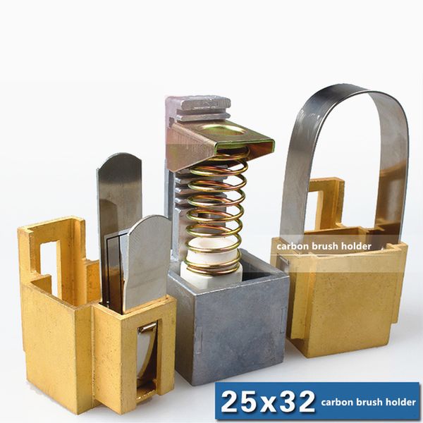 

motor carbon brush holder suitable for carbon brushes 25x32mm,copper/aluminum brush holder,j19273