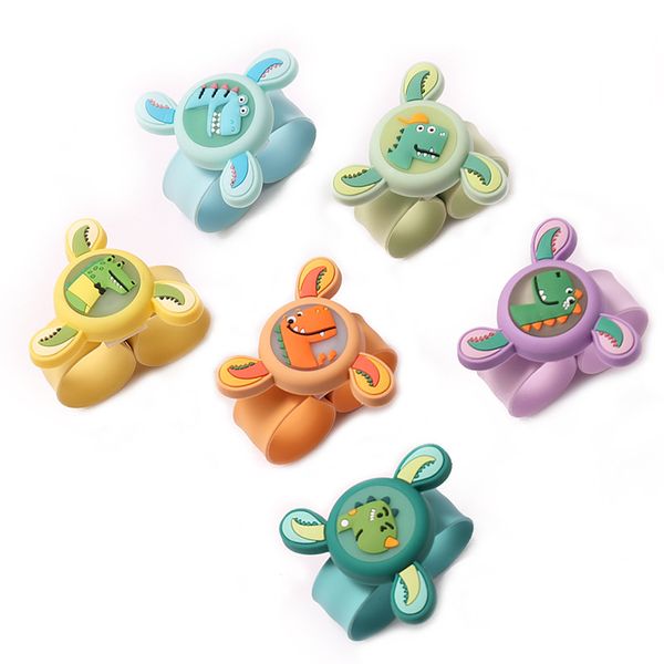 

cartoon dinosaur bracelet 2020 new children insect repellent summer fashion silicone flash rotation cute jewelry bracelets, Black