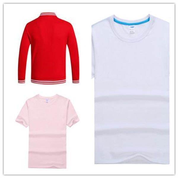 

men polo or women long shirt classic silk fiber short sleeve uniform t-shirt tde-124, Black