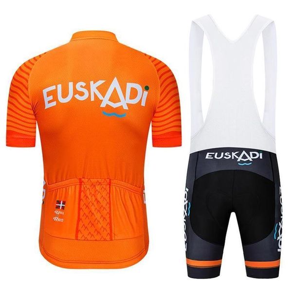

2020 new orange euskadi cycling team jersey 20d bike shorts suit ropa ciclismo mens summer quick dry bicycle maillot pants clothing, Black;blue