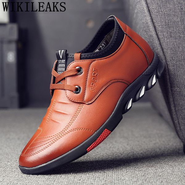 

elevator shoes for men leather shoes men black sneakers zapatos de hombre casuales cuero sapato