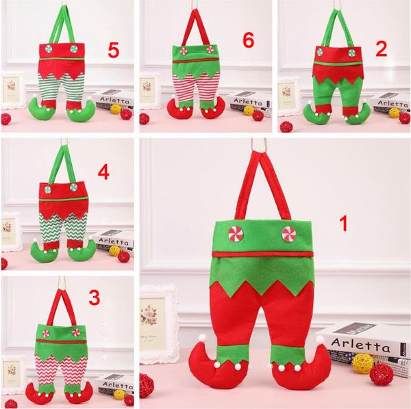 

new christmas ornaments christmas red wine bottle bag gift candy bag elf gift
