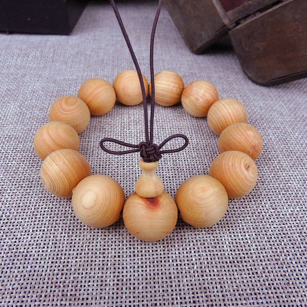 

диаметр 18-20mm природный taihang туя будды браслет из бисера украшение деревянные четки освежающий аромат браслет, Black