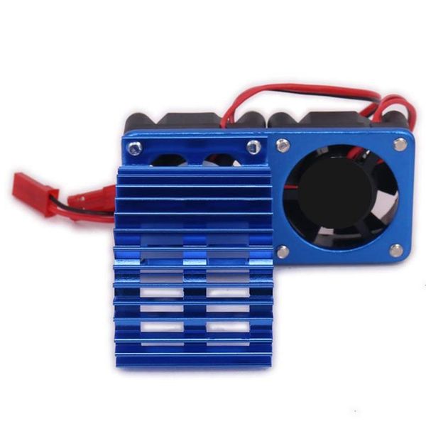 

heat sink side cooling with two fan for 1/10 rc car 540 550 motor