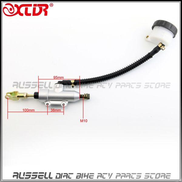 

rear master cylinder metal hydraulic brake pump 50cc 70cc 90cc 110cc 125cc dirt pit bike atv quad (38mm hole to hole