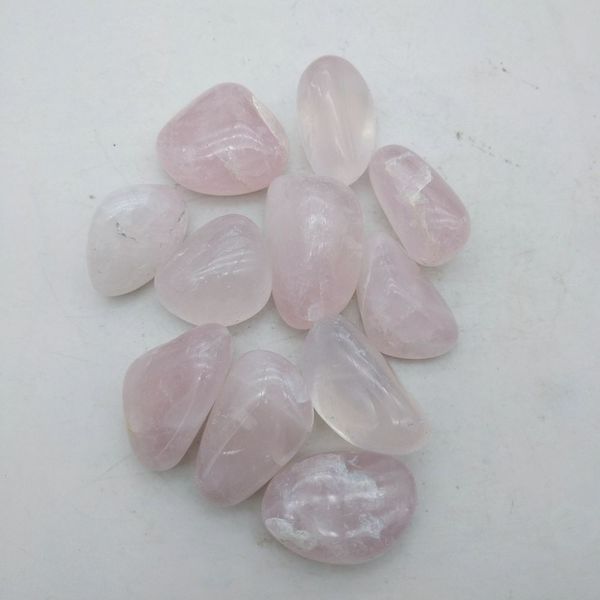 Gema de CUARZO ROSA Pulsera y Collar Colgante de Chip Conjunto de Regalo Amor Curación Reiki