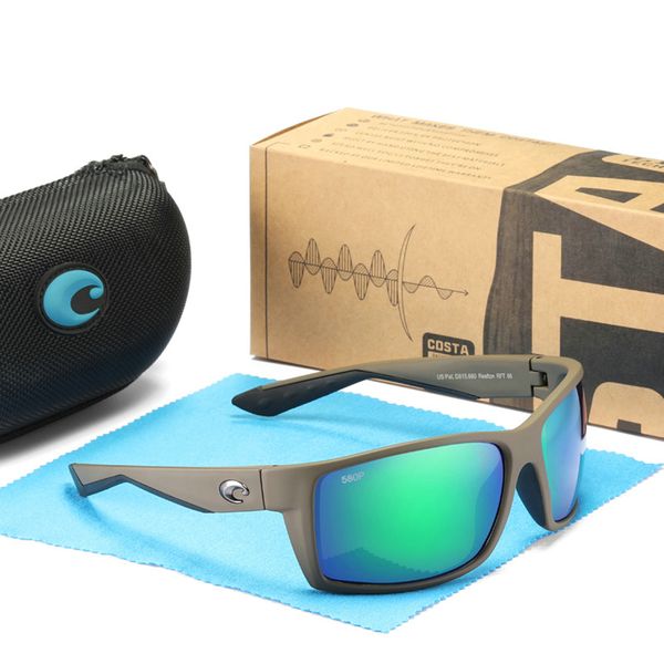 

sunglasses mens costa sunglasses 580p reefton uv protection polarized surf/fishing glasses women luxury designer sunglasses box&case, White;black