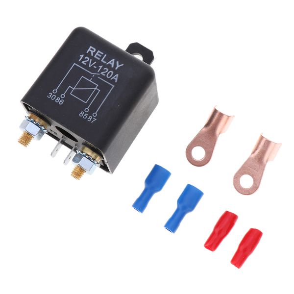 

120a 4 pin car relay switch automotive changeover relay socket holder, 12/24/48v dc