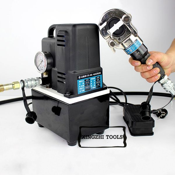 

electric hydraulic crimping tool range 10-300mm2 for crimping al/ cu lugs cold pressed terminal