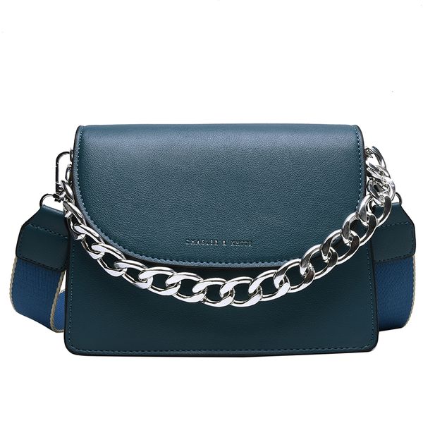 

crossbody bags for women 2019 lock messenger shoulder bag lady lipstick handbags purses chain solid color wide shoulder strap
