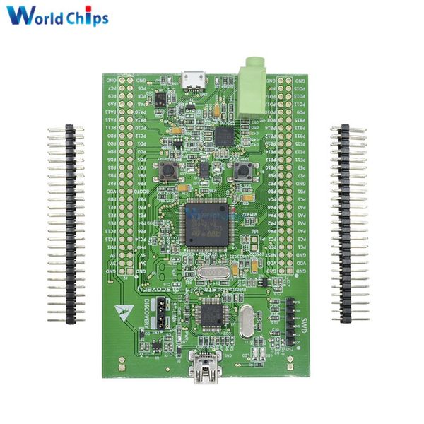 Freeshipping diymore Stm32f4 Discovery Stm32f407 Modulo scheda di sviluppo Cortex-m4 Connettore ST-link V2 SWD Interfaccia USB Micro-AB 3V / 5V