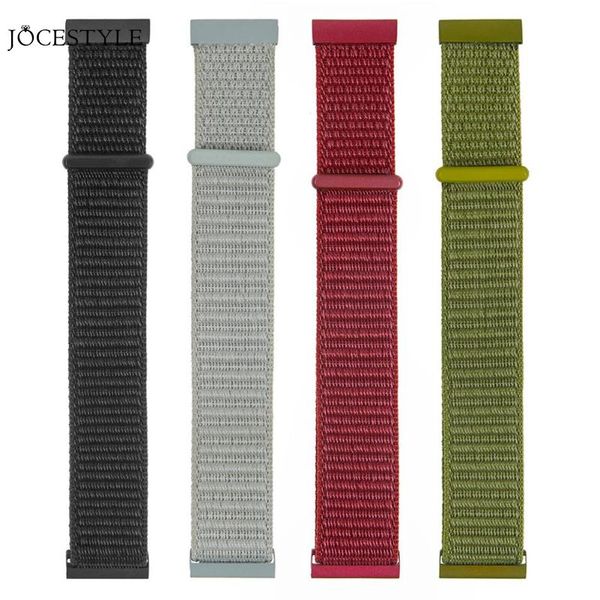 

nylon weaven 20mm nylon soft breathable replacement strap sport loop for samsung galaxy watch active watch accessories, Black;brown