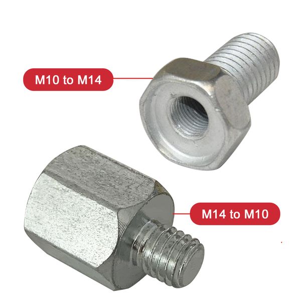 

1pcs m10 m14 adapter screw polisher interface angle grinder connector converter power tool accessories connecting rod adapter mx