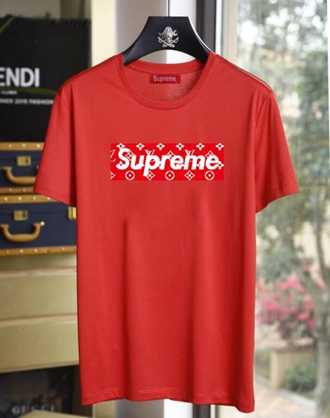 

19ss mens designer t shirts supr brands joint signature comfortable cotton short sleeve o neck summer luxury shirt women clothes hip hop tee, White;black