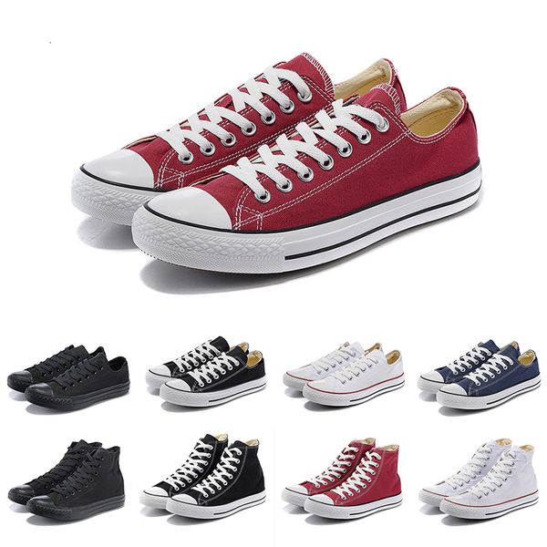 

red low original brand cut lace canvas casual shoes all black white blue orange high low mens women sneakers trainers 36-44