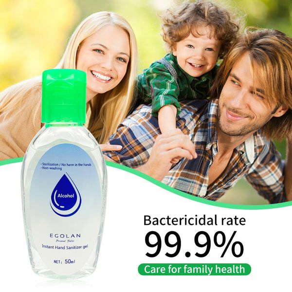 

hand sanitizer gel, rinse-antibacterial hygienic gel hand refreshing gel non-irritating portable hand sanitizer, 50ml
