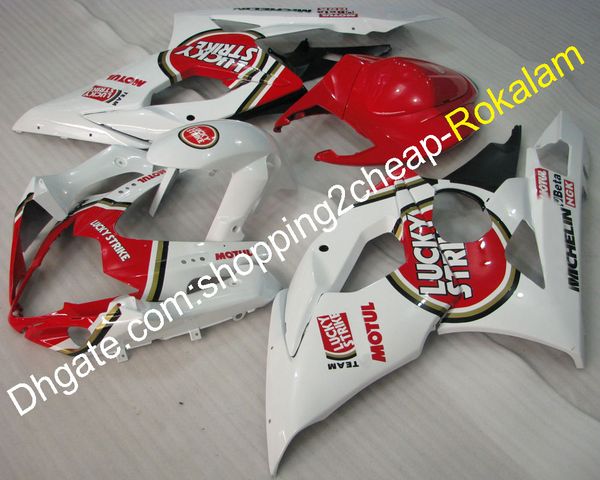 

fairing for suzuki gsx-r1000 k5 2005 2006 gsxr1000 05 06 road motorbike motorcycle fairings red white (injection molding)