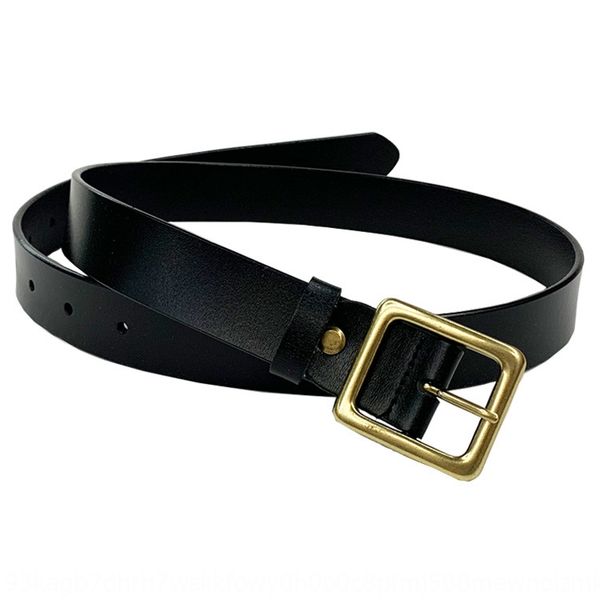 

belt women's leather pin buckle pure cowhide wide belt and pin jeans women's jeans casual commuting, Black;brown