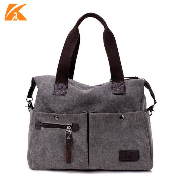 

kvky new arrive women messenger bag vintage canvas handbags ladies travel bag female crossbody shoulder bag big casual tote