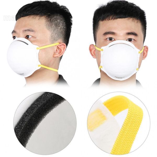 

1шт/комплект защитный лицевой месяц анти-пыли нос респиратор headmounted защиты складные защитные же как маски kn95