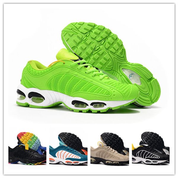 

2020 original mens tn tailwind 4 kpu running shoes black yellow green sports chaussure homme tn designer sports sneakers size 7-13