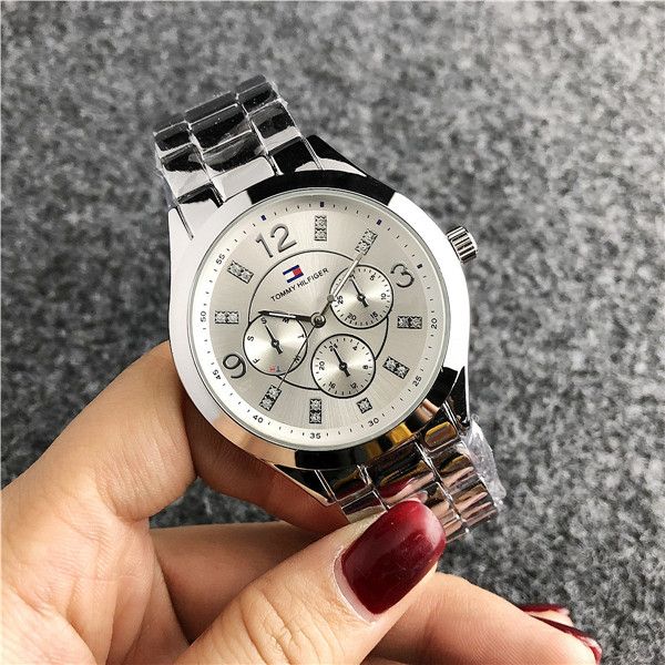 

дизайнерская 41.5mm мужчины часы из нержавеющей стали класса люкс lady big pink циферблат наручных часов известные высокого качества женщин, Slivery;black