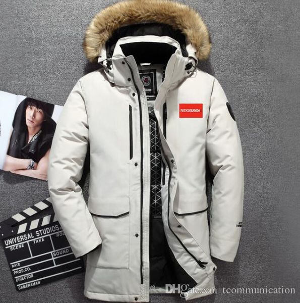 

2019 the men winter down jackets outdoor keep warm fashion north casual cold warm thick down jacket face men118, Black