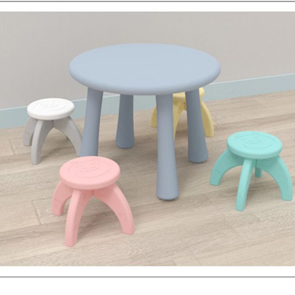 

dropshipping thickening mini stool children cartoon folding stools non-slip creative plastic bench portable firm chair baby seat