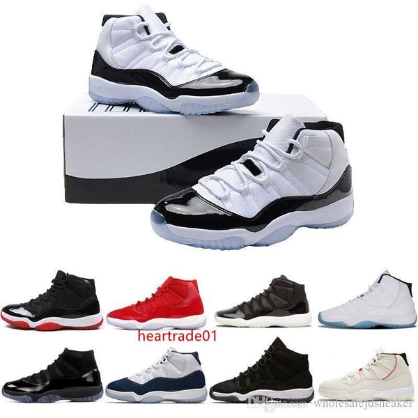 

basketball men shoes 11 11s concord 45 platinum tint cap and gown gamma blue bred women sneaker sports trainers shoes 5.5 -13