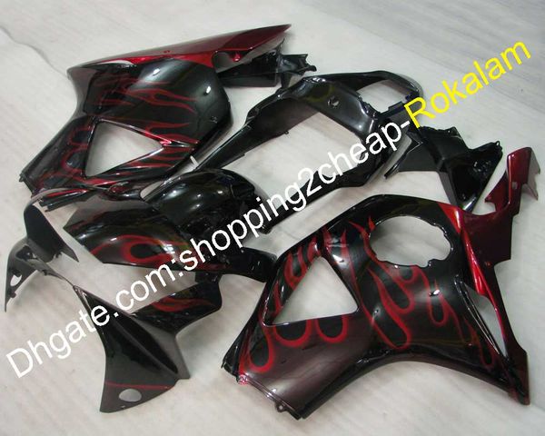 

cbr900rr 954 02 03 fairings kit for honda part cbr900 900rr 2002 2003 spark red black motorcycle fairing (injection molding)