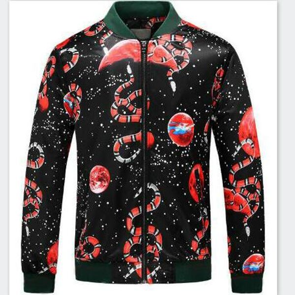 

luxury designer jackets for men streetwear with snake italy g fashion brand jacket winter coats stree style mens outerwear clothing, Black;brown