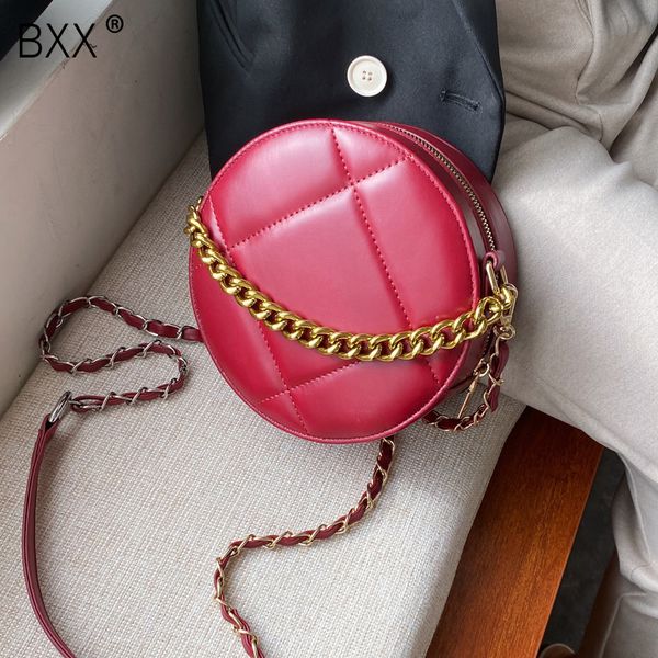 

bxx] solid color chain pu leather crossbody bags for women 2019 small lady messenger bag female handbags and purses a251