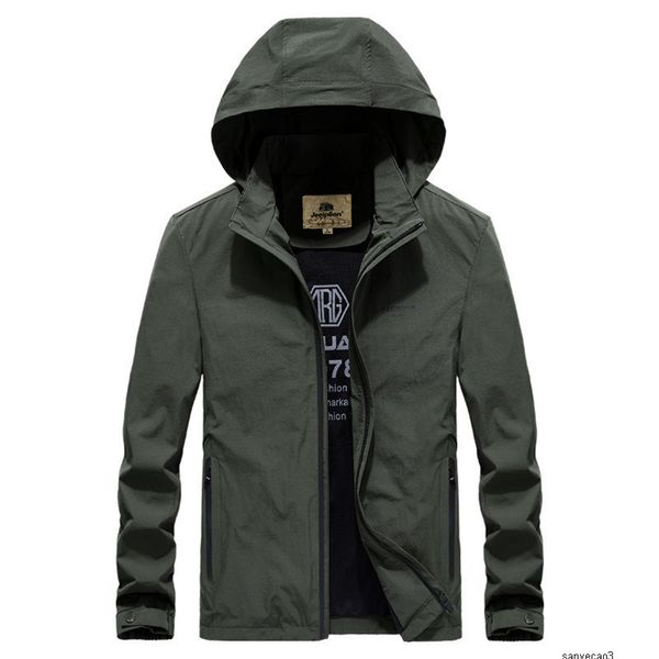 

mens designer stretch jacket casual hooded military style coat 6601h, Black;brown