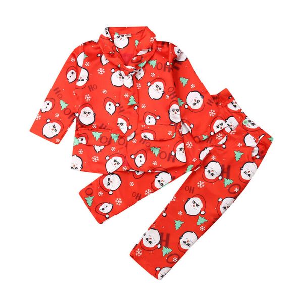 

2020 baby kids boy christmas clothes formal suit blazer jacket+pants+necktie gentleman set 3pcs printed xmas party outfit 3-8y, White