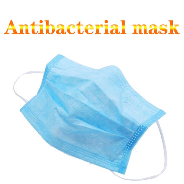 

маски одноразовые 3-слойные защитные лица антибактериальные анти-туман взрослые мужчины и женщины маски пятно dhl бесплатная доставка