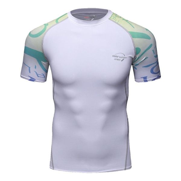 

new men quick dry футболка спорт спортивного альпинизм tee shirt мужской спортзалы бодибилдинг тренировка беговой tops crossfit одежда, Black;blue