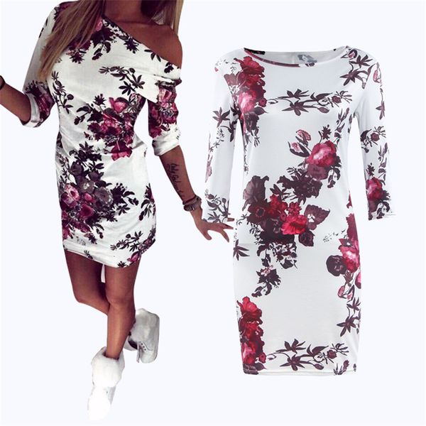 

women clothing women summer clothes summer 2019 women dress floral print dress half cute sheath slim party dresses vestidos, Black;gray