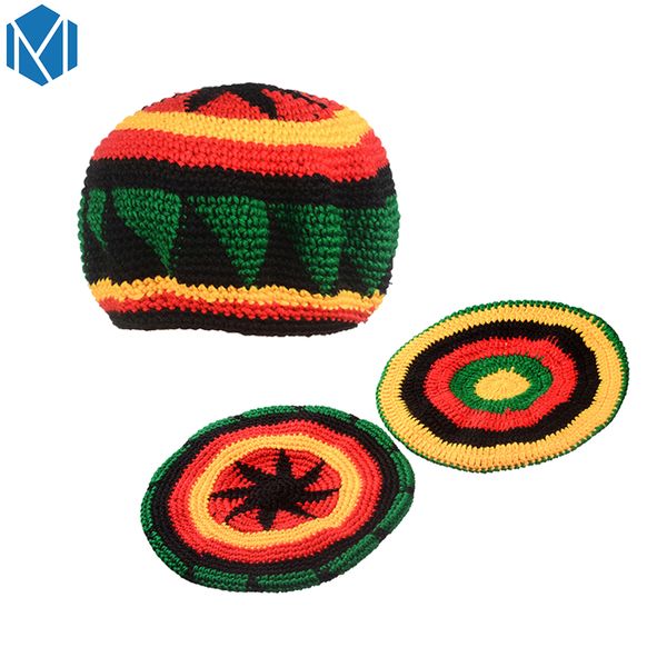 

c hip-hop jamaica beanie hat rasta reggae dreadlock braid knitted gorros bob beret hat colorful striped cappello hip hop caps