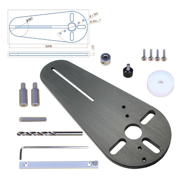 

tools circle cutting jig rt0700c gmr1 electric trimmer wood router milling