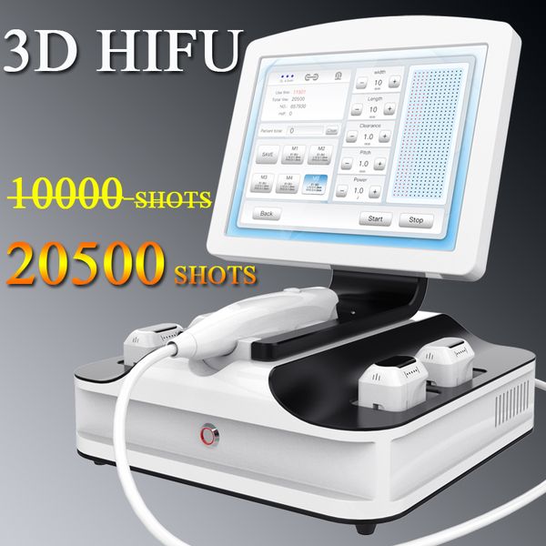 

20500 s cartridge 3d hifu machine face lifting portable hifu machine ultrasound skin tightening machine body slimming